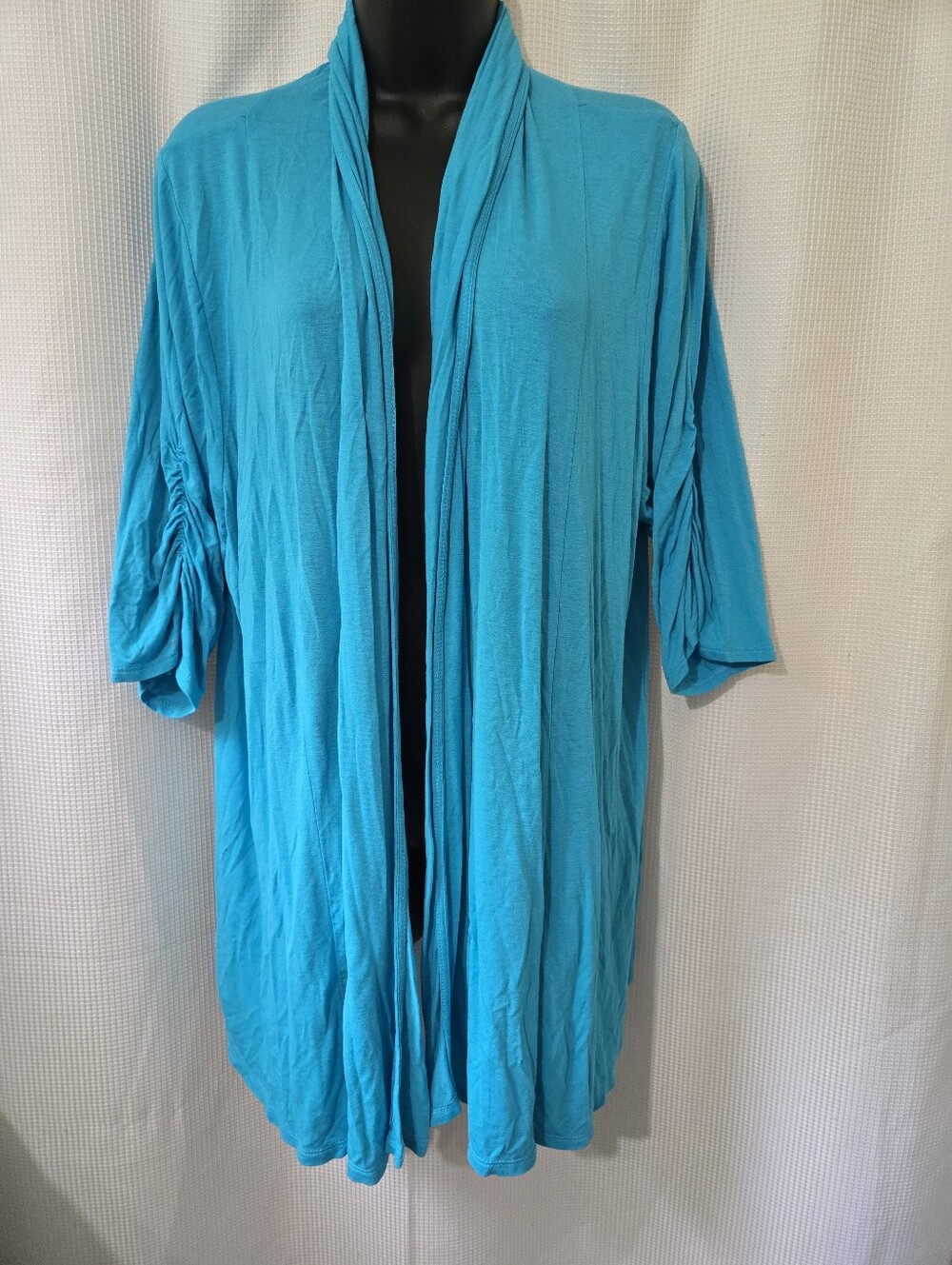 Lane Bryant Teal Open-Front Cardigan